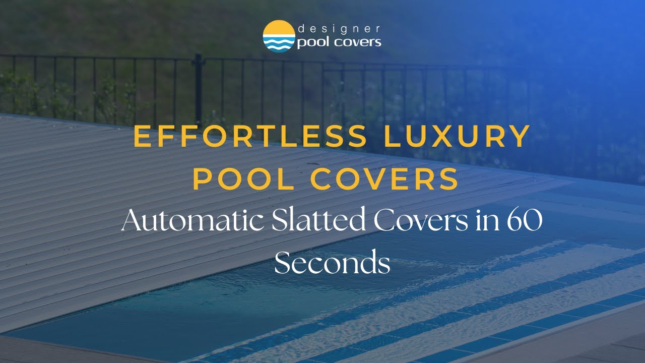 PoolDeck Slatted Cover for Luxury Estate