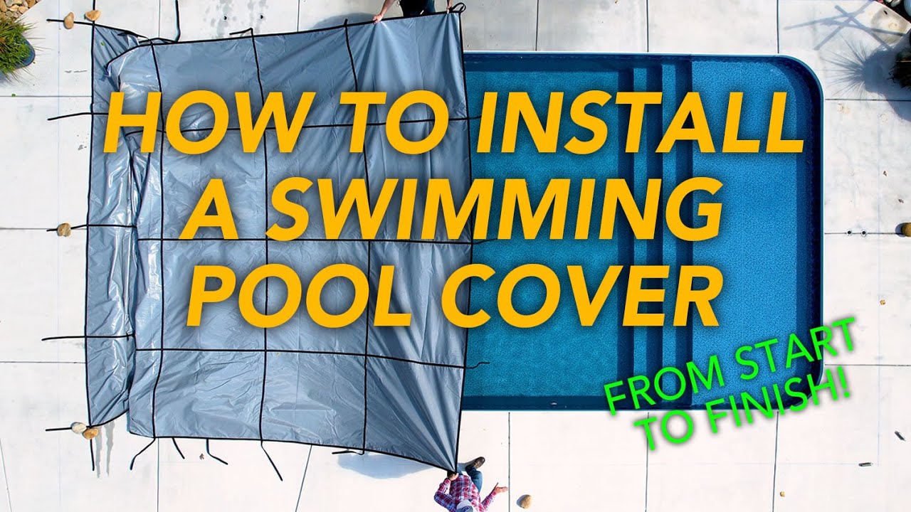 Professional pool cover installation service